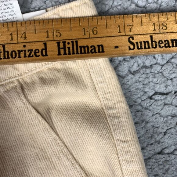 zara high waist wide leg pants Women’s XL (32 Waist)‎ cream 8197/215 New Office - Picture 14 of 16